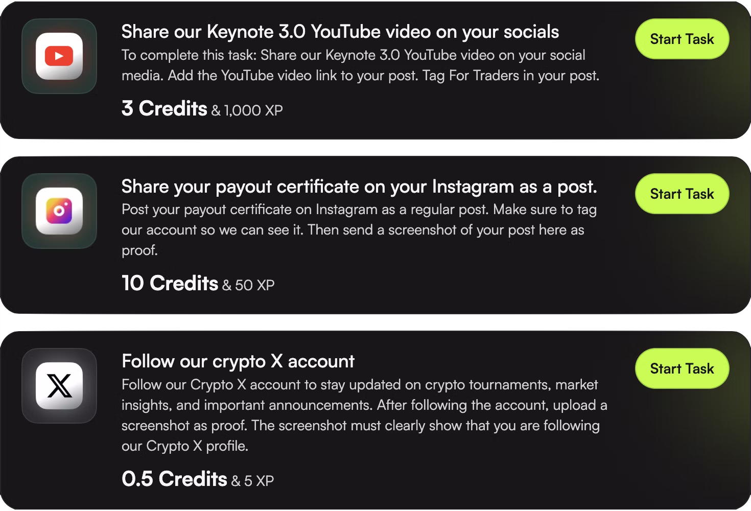 Tasks & Rewards